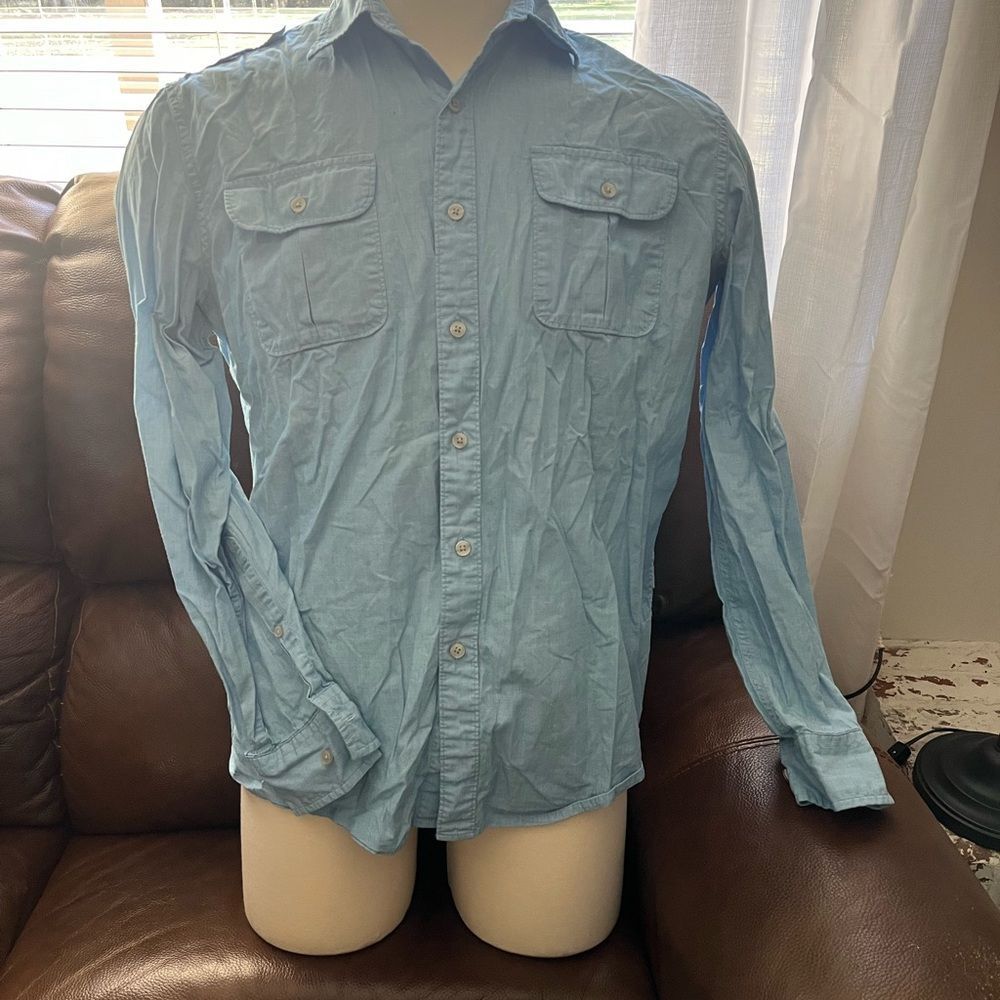 Apt 9 button down size large 100% cotton
